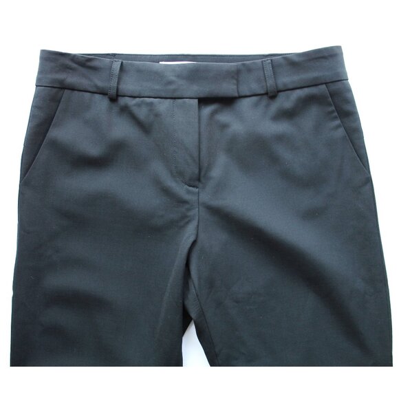 Veronica Beard Black Stretch Wool Tapered Pant 27" / Size 4 / Black Trouser Work - Picture 7 of 12
